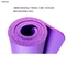 tapis de yoga de forme physique de 1 pouce yoga noir bleu Mat Material Foam de 36 x de 84 Nbr 10mm 20mm